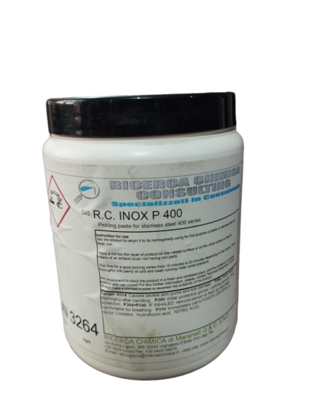 ژل اسید شویی استیل سری 400 ریچرکا ایتالیا نیم کیلویی