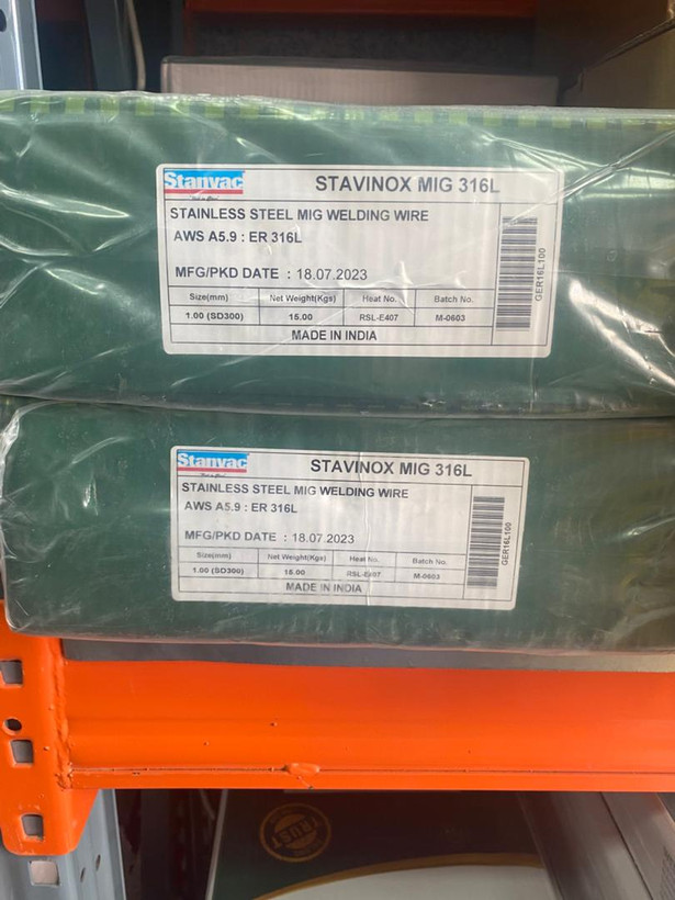 سیم جوش استیل استنوک 12.5 کیلویی مدل STAVAC MIG 316L