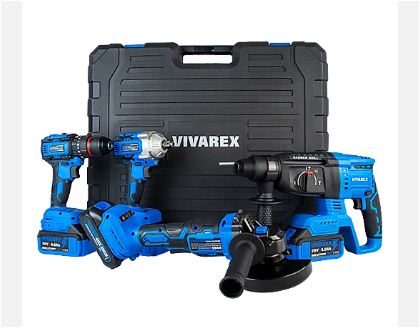 کیت شارژی براشلس  ویوارکس مدل VR2404-BCK (4عددی )
